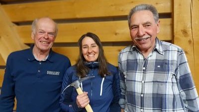 Mountain Guide Association Grindelwald Anniversary Ice Axe with Ruedi Bhend