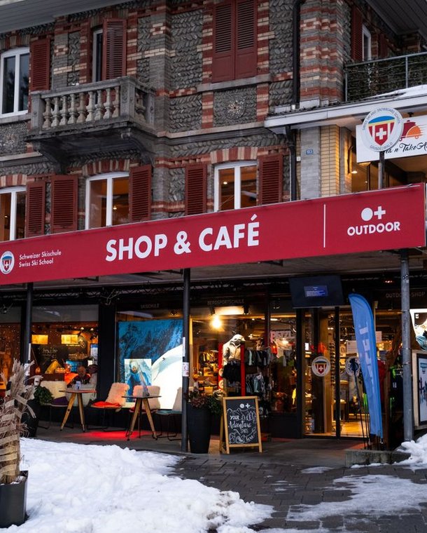 Aussenansicht Grindelwald Shop & Café