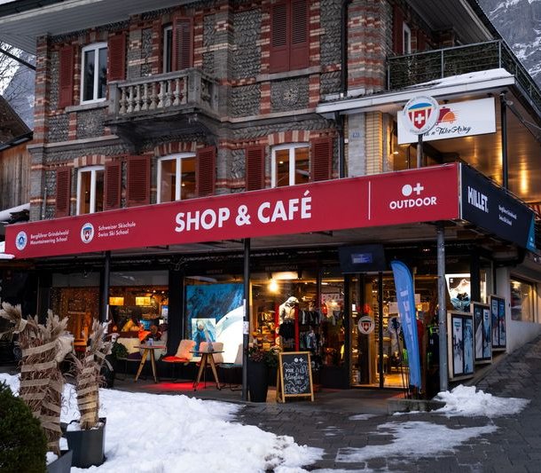 Exterior view of Grindelwald Shop & Café