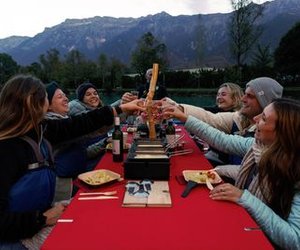 Raclette Rafting auf dem Brienzersee