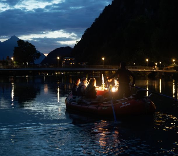Raclette Rafting auf dem Brienzersee