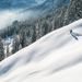 Powdern neben der Piste