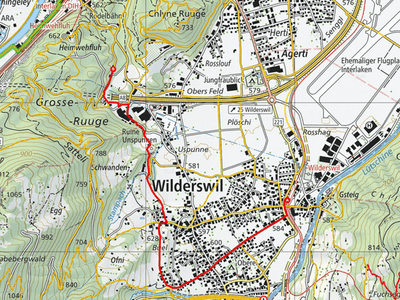 Hike to Ruine Unspunnen from Wilderswil, Seilpark Interlaken