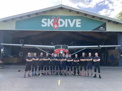 OUTDOOR Dropzone Reichenbach Hangar von aussen