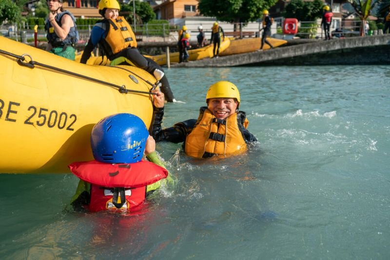Ist Rafting auf der Lütschine für Anfänger sicher?